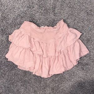 Rock n Rags pink ruffled skort